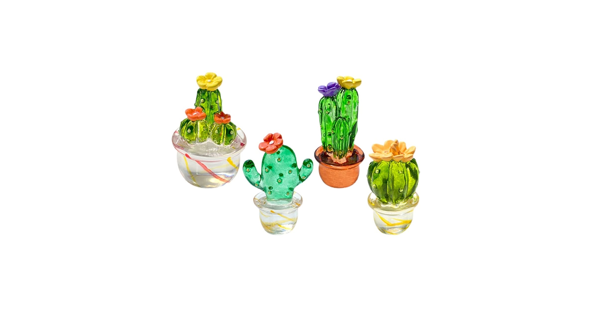 Amazon | YUYAKESHI 鉢植え サボテン飾り 置物 多肉植物 ミニ 車